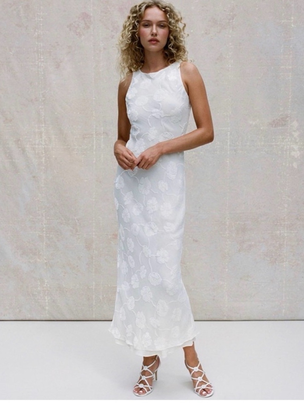 Realisation Par White Floral Cara Maxi Dress